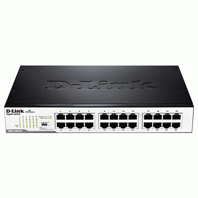d-link gigabyte poe with sfp 24 ports switch (black)